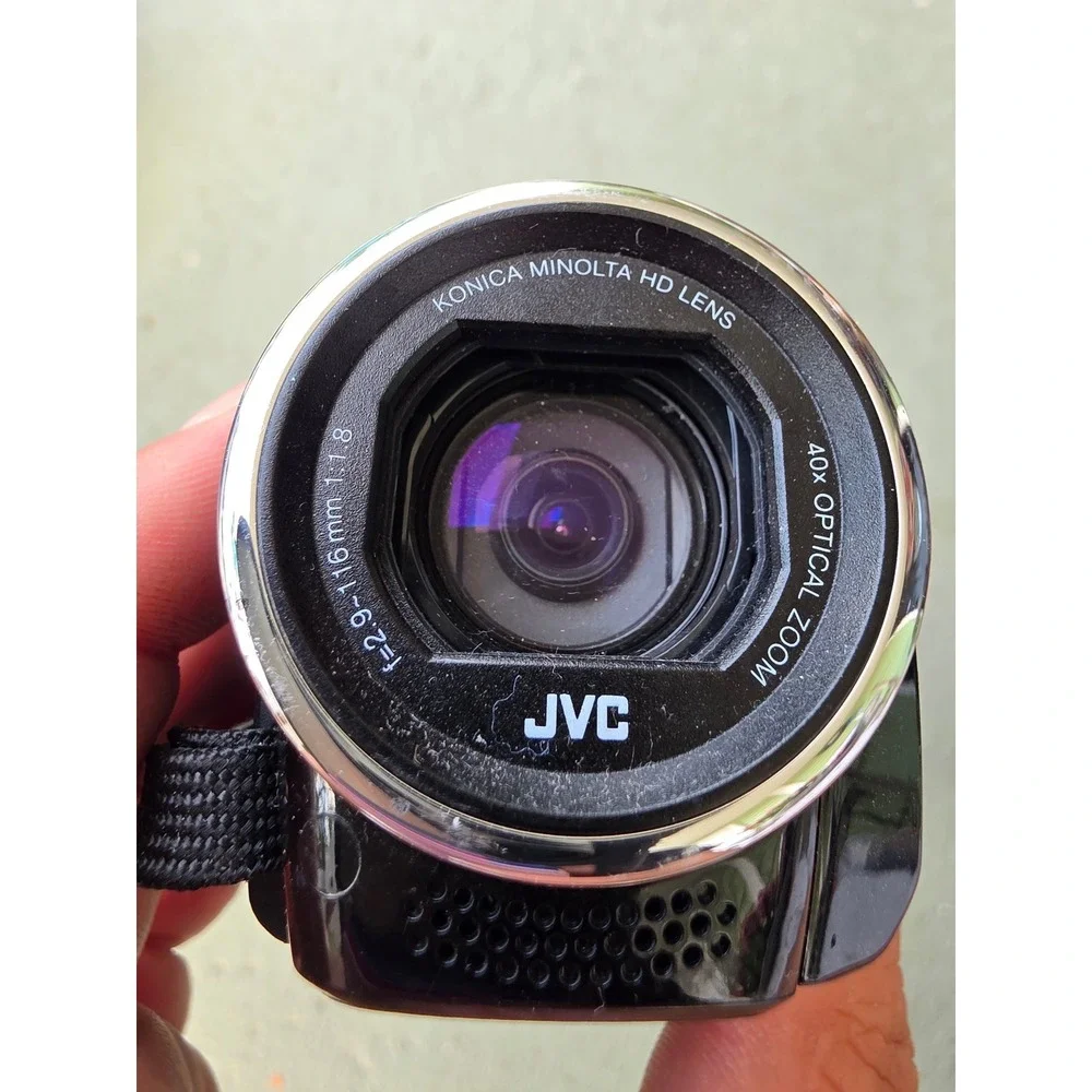 JVC Everio GZ-HM35BU Full HD Camcorder 40x Optical Zoom Konica Minolta HD Z2